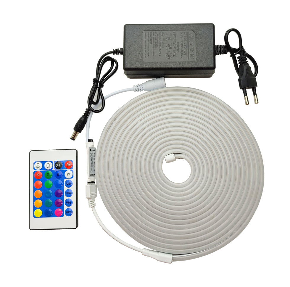 ریسه ال ای دی مدل فلکسی 12v 3528-RGB طول 5 متر