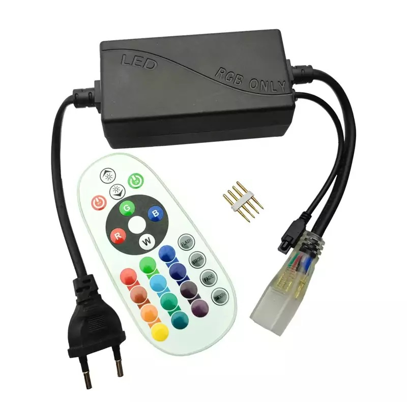 ریسه ال ای دی مدل  شلنگی RGB طول 5 متر به همراه ریموت