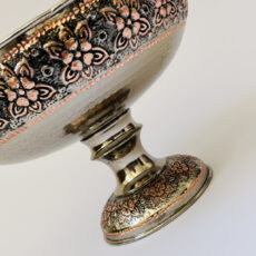 آجیل خوری مسی مدل قلم زنی کد ZH320.16