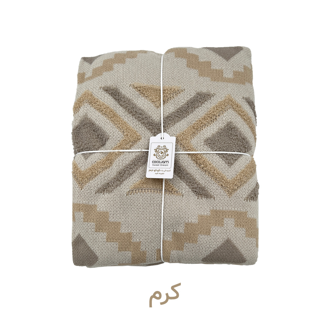 شال مبل و تخت کوکو جم مدل پانچ سایز 170x140 سانتیمتر