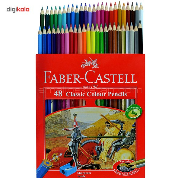 مداد رنگی 48 رنگ فابر-کاستل مدل Classic