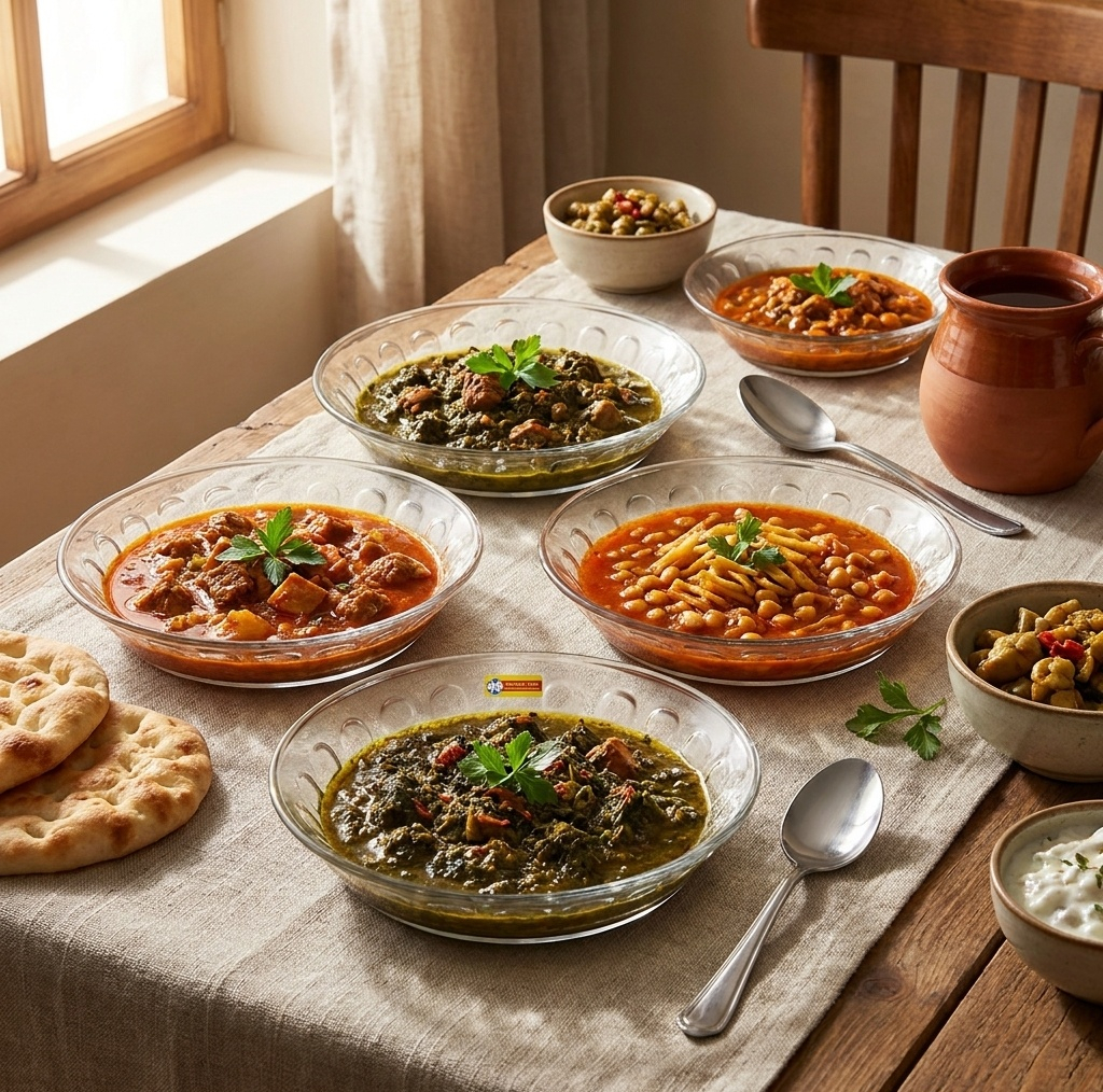 بشقاب خورش خوری شیشه و بلور اصفهان مدل گلایل بسته 6 عددی