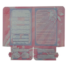 پوشه ثبت نام دانش آموز مدل پاکتی معلمM-25 بسته 25 عددی
