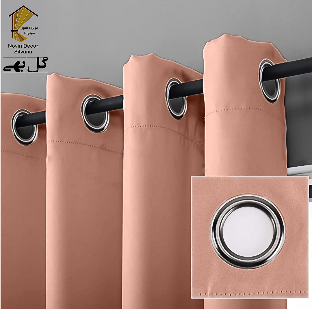 پرده نوین دکور سیلوانا مدل کتان NY31 سایز 280x140 سانتی‌متر