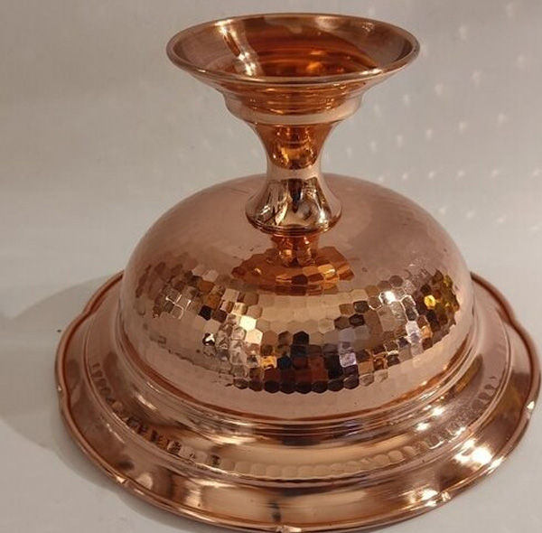 آجیل خوری مسی مدل لب چین کد ZH266.2