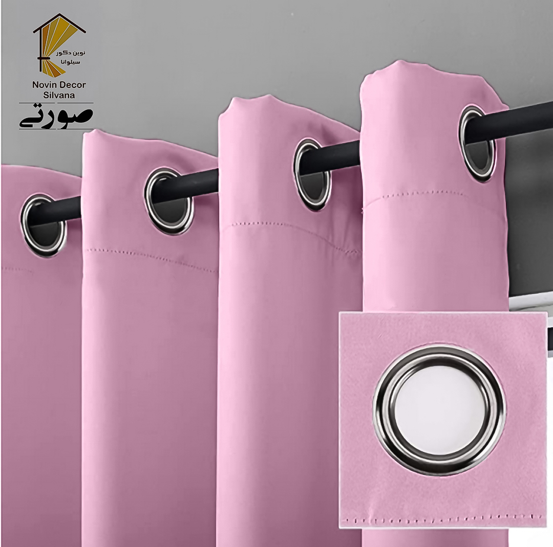 پرده نوین دکور سیلوانا مدل کتان NY31 سایز 280x140 سانتی‌متر