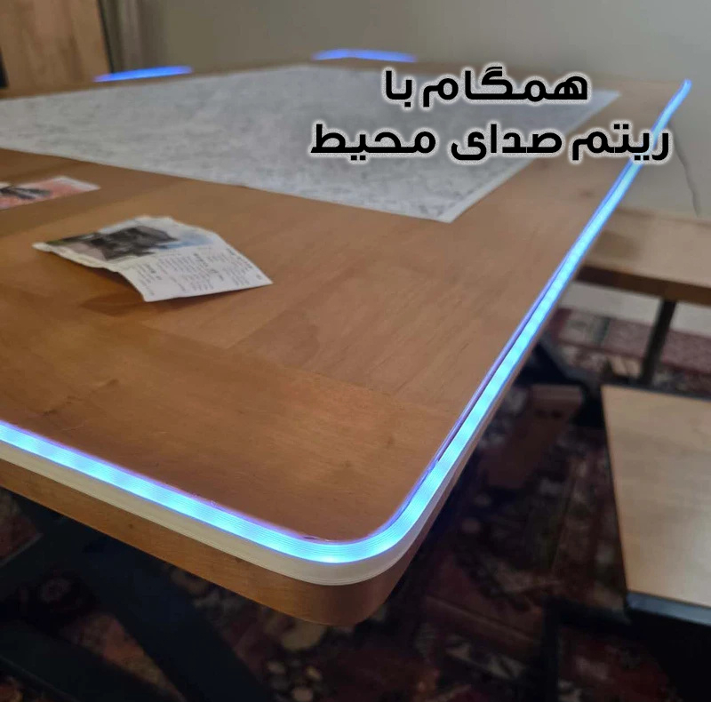 ریسه نئون لومیز مدل APP-5M RGB طول ۵ متر به همراه آداپتور