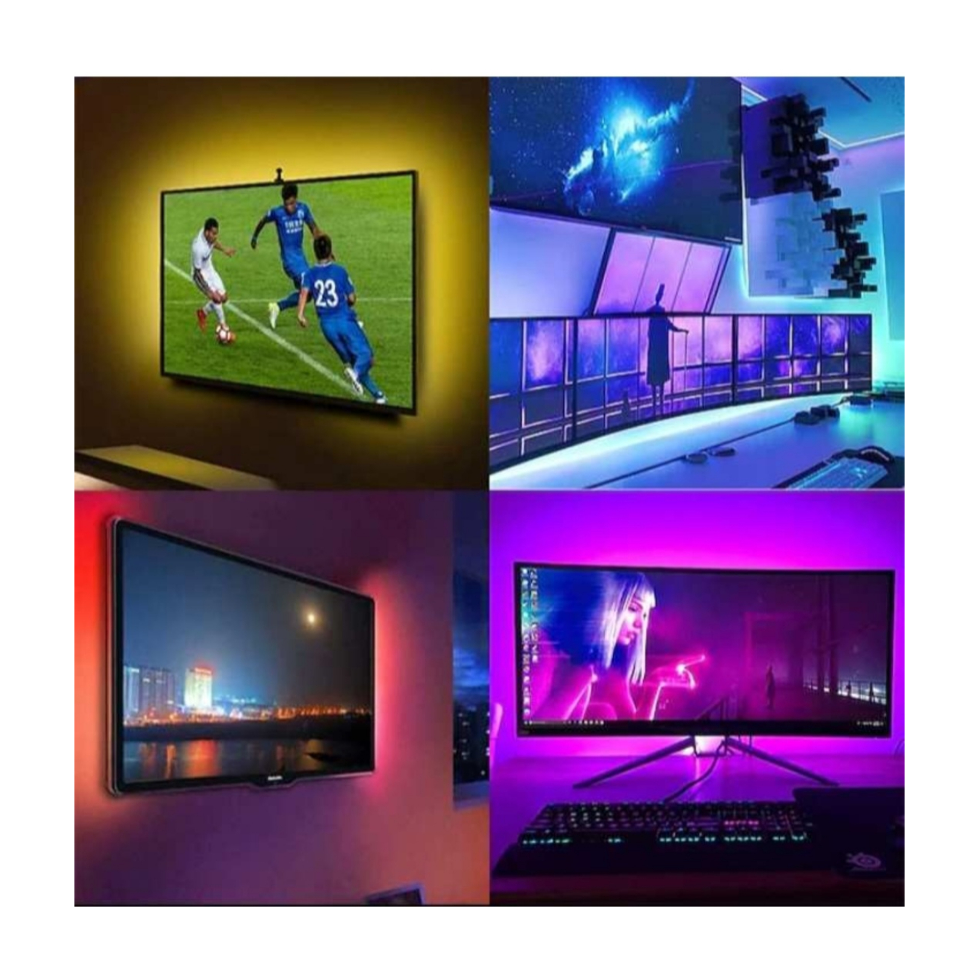 ریسه ال ای دی مدل RGB طول 5 متر