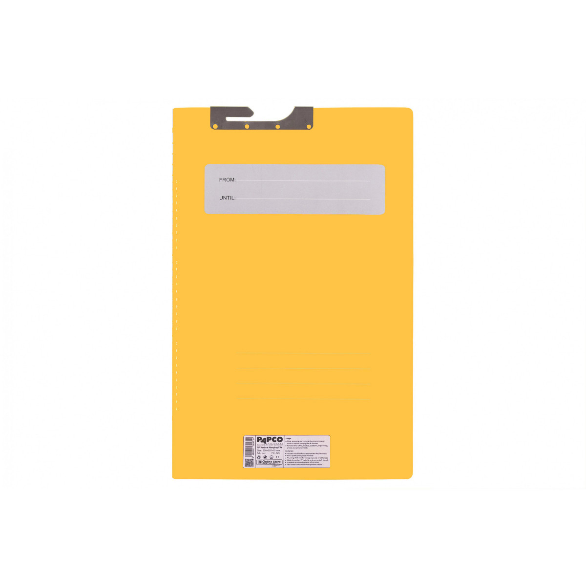 پوشه پاپکو مدل  FC-125-PP سایز FC بسته 24 عددی