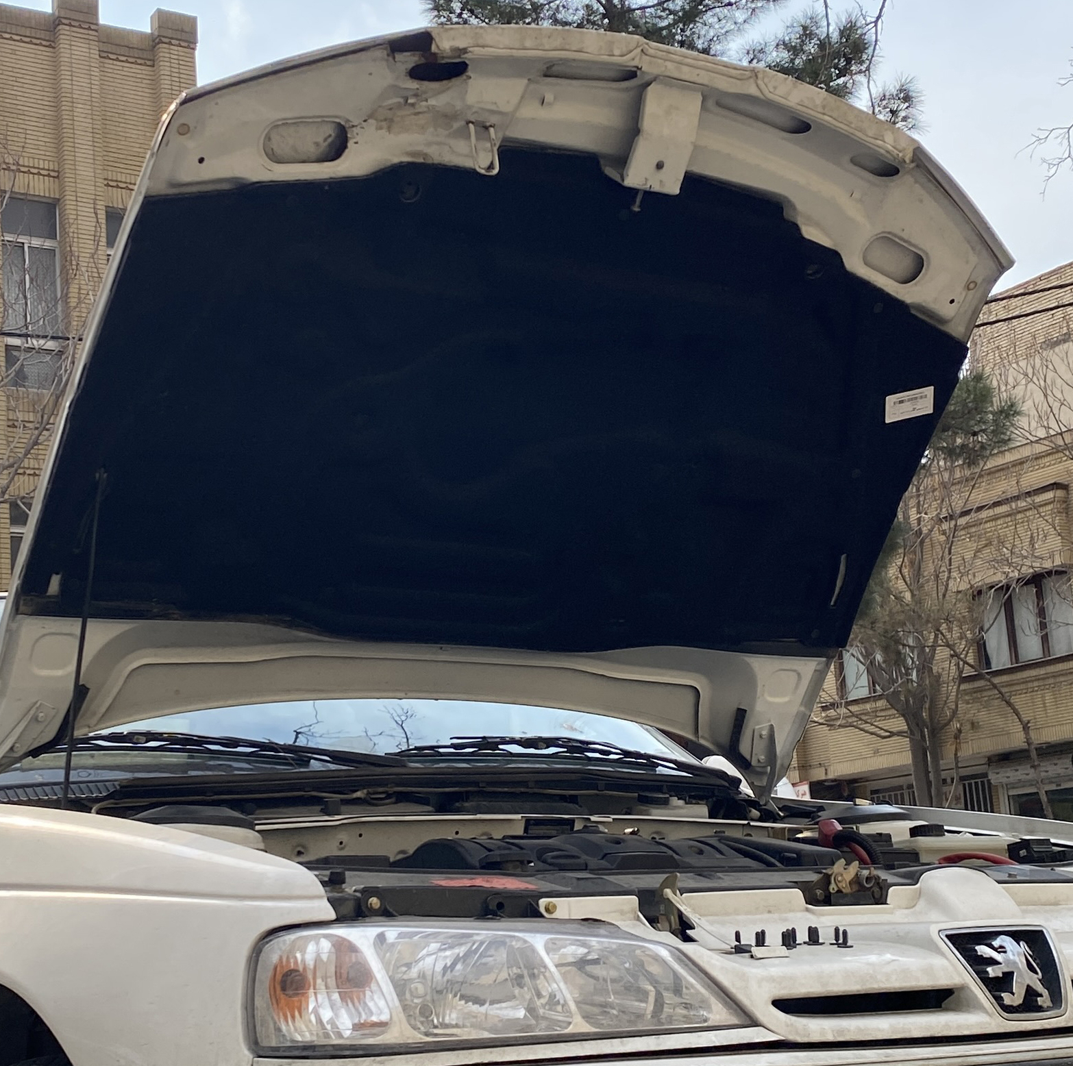 عایق کاپوت خودرو بابل کارپت مدل نمدی مناسب برای آریسان 1