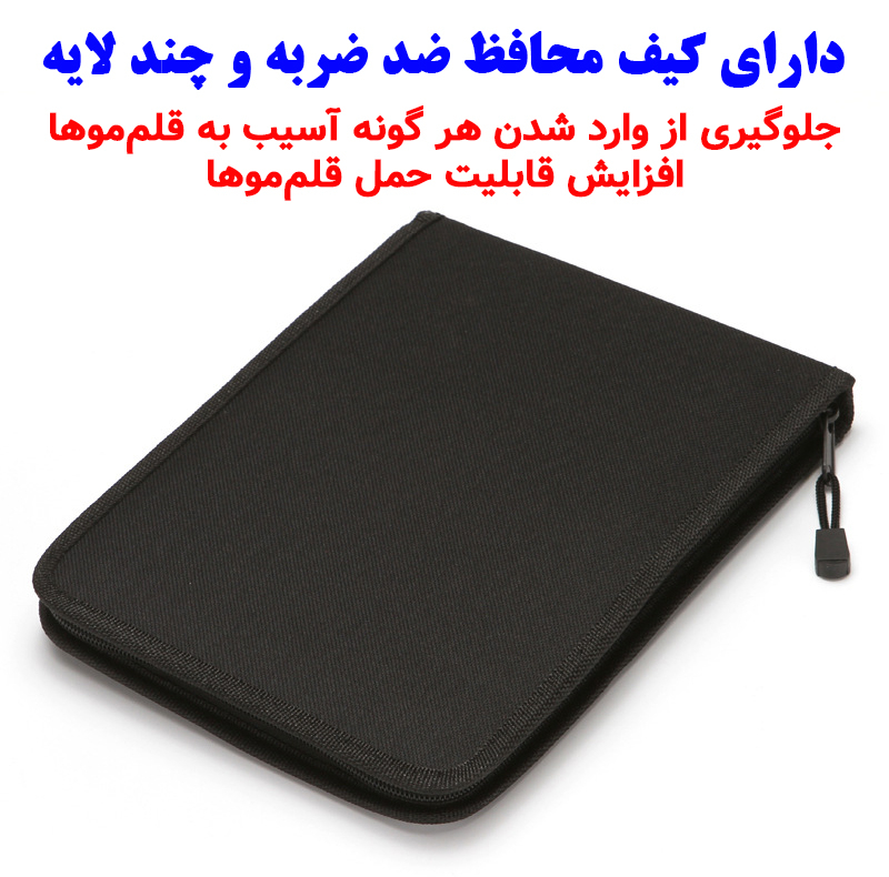 ست قلم مو ژوتینگ کد Professional Violet به همراه پالت مجموعه 13 عددی