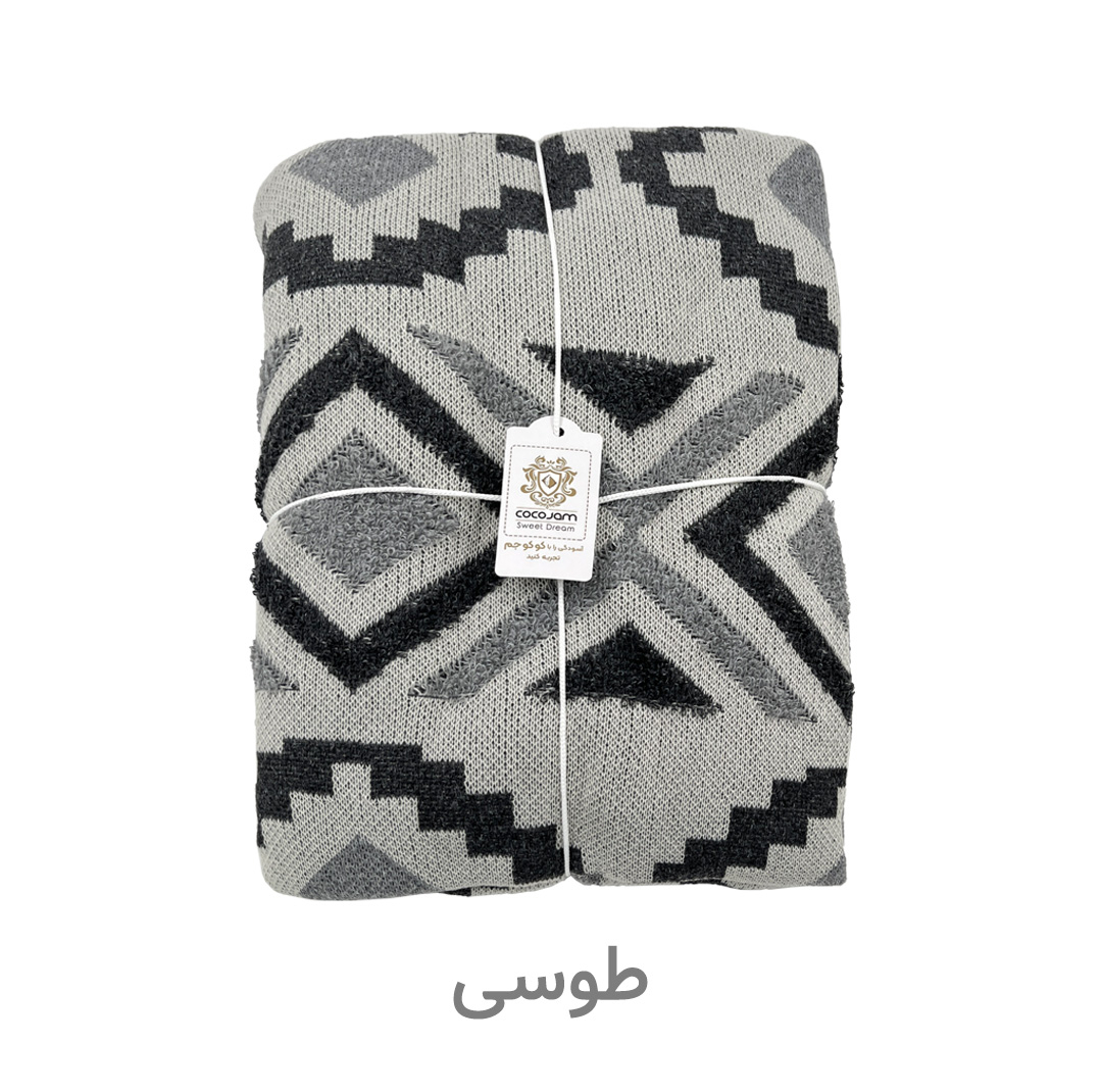 شال مبل و تخت کوکو جم مدل پانچ سایز 170x140 سانتیمتر
