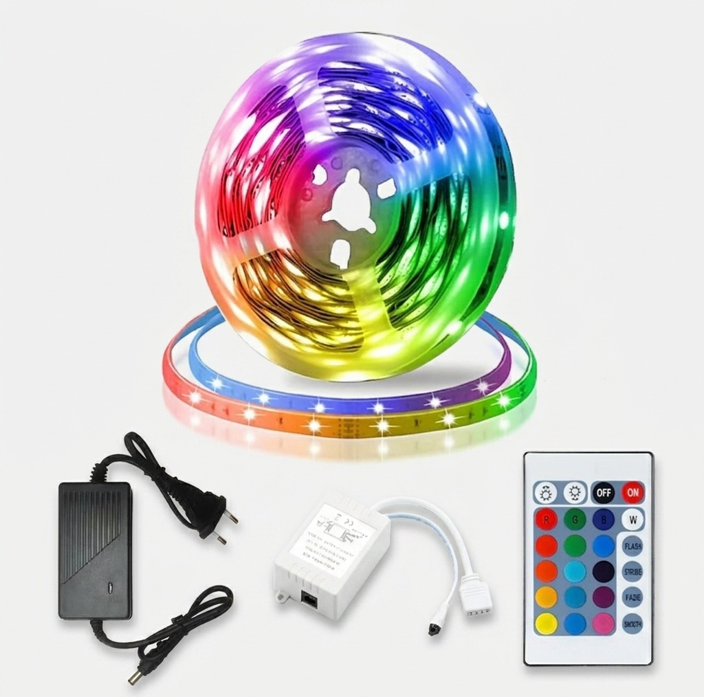 ریسه ال ای دی دریم لایت مدل RGB 5050 طول 5 متر