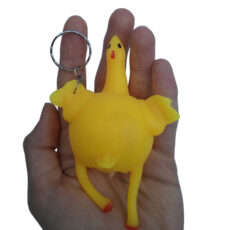 مرغ تخم گذار ضد استرس مدل Chicken Squishy بسته 3 عددی