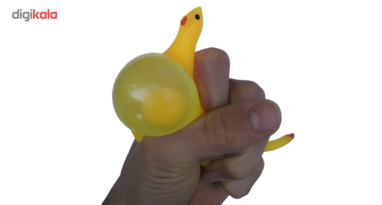 مرغ تخم گذار ضد استرس مدل Chicken Squishy بسته 3 عددی