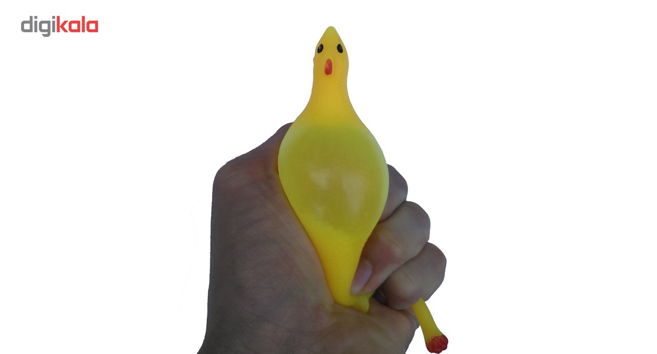 مرغ تخم گذار ضد استرس مدل Chicken Squishy بسته 3 عددی