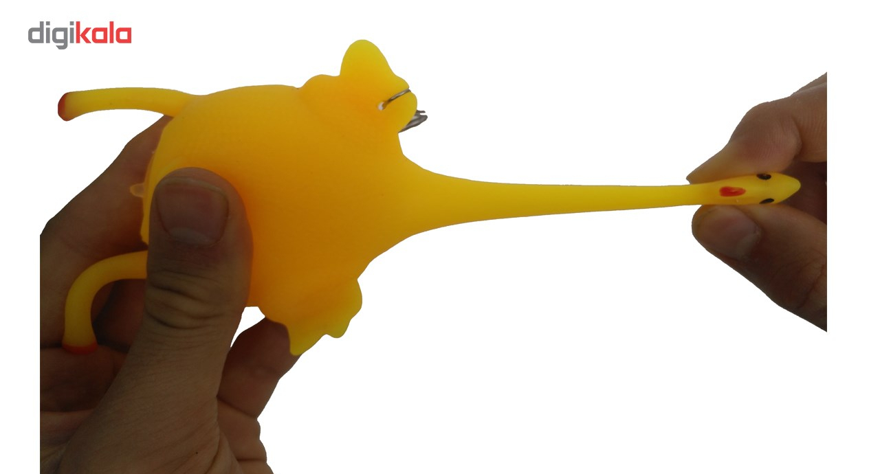 مرغ تخم گذار ضد استرس مدل Chicken Squishy بسته 3 عددی
