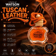 خوشبوکننده خودرو واتسون مدل P201 با رایحه TUSCAN LEATHER حجم 10 میلی‌لیتر بسته 2 عددی