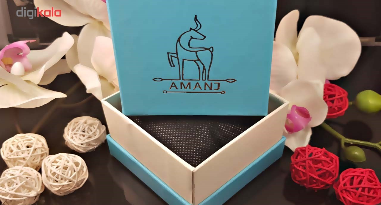 گردنبند گالری آمانژ طرح مروارید مدل D192