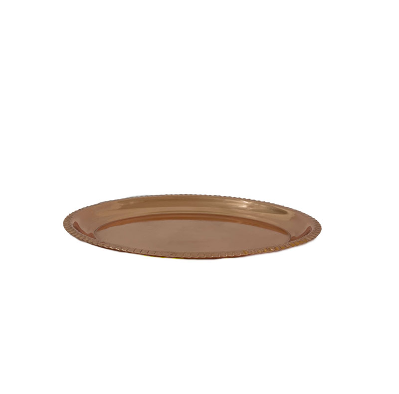 سینی مسی مدل بیضی کد ZH377.1