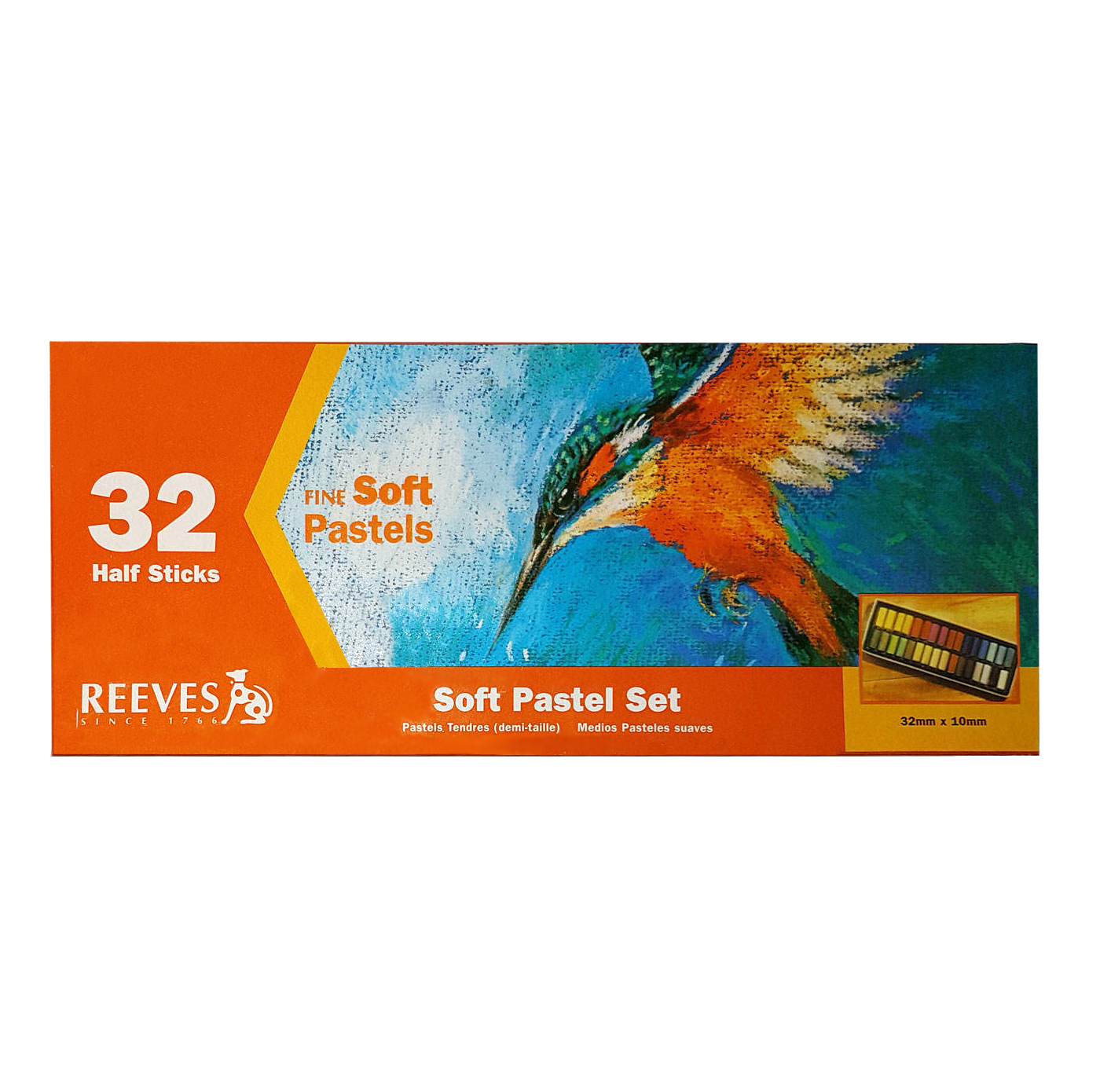 پاستل گچی 32 رنگ ریوز کد Soft
