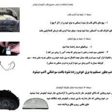 قاب دور کیلومترنورانی خودرو تکین مناسب برای تیبا و ساینا
