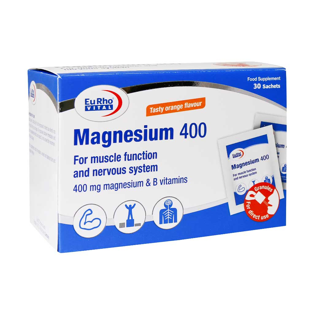 ساشه منیزیم 400 یوروویتال بسته 30 عددی