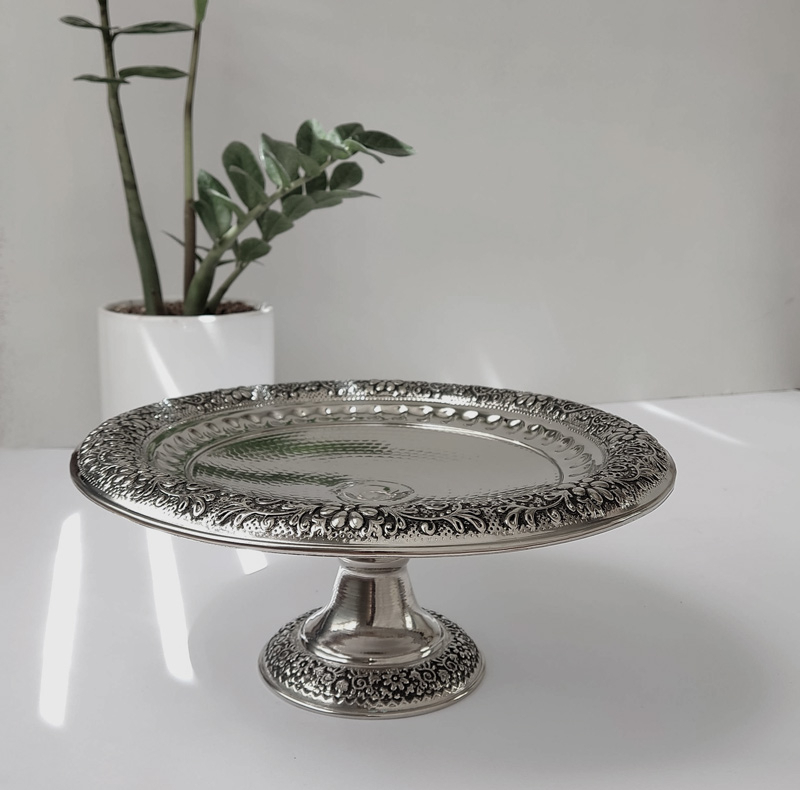 شیرینی خوری مسی مدل ارکیده کد ZH345.12