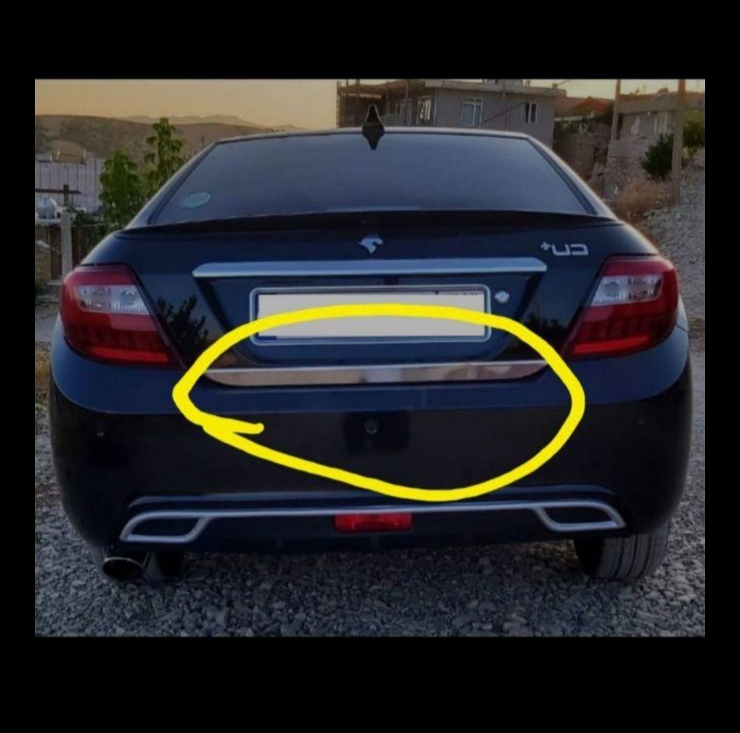 زه صندوق خودرو مدل استیل مناسب برای دنا پلاس