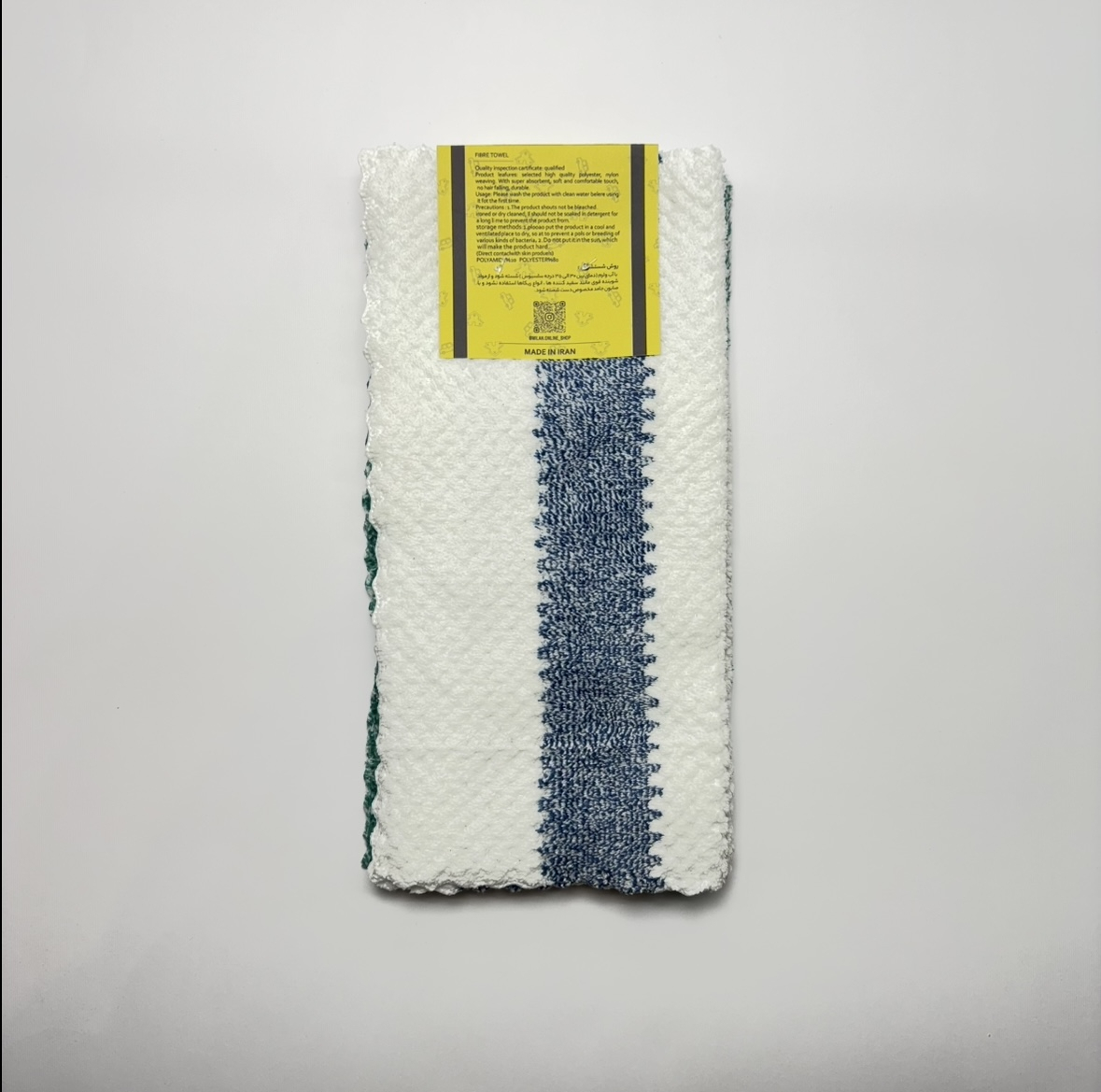 دستمال سرامیک و پولیش خودرو میلان مدل پولیشی راه راه بسته 5 عددی