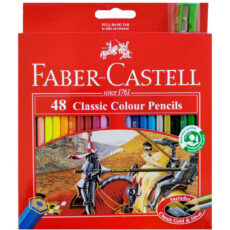 مداد رنگی 48 رنگ فابر کاستل مدل CLASSIC به همراه تراش