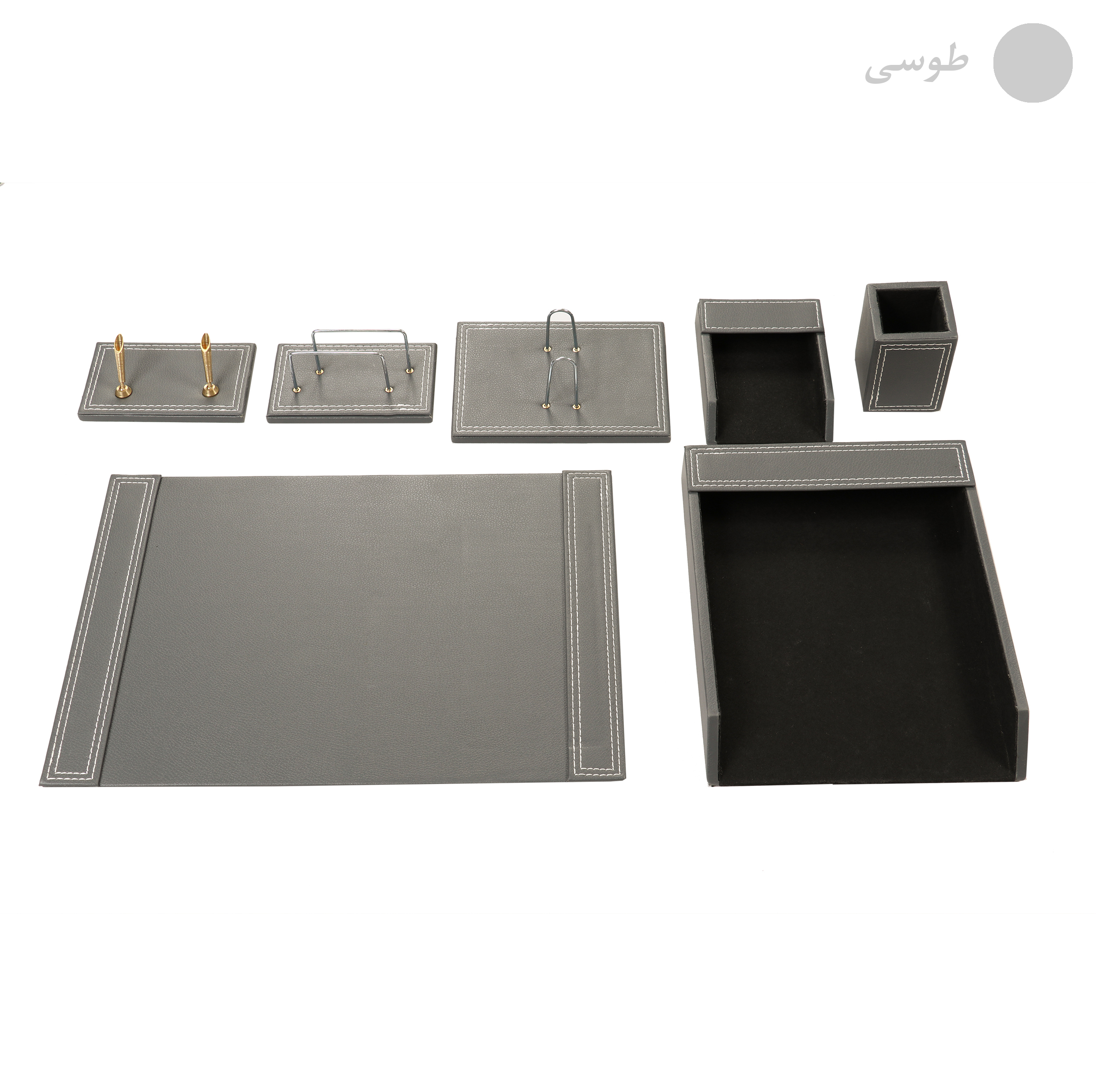 ست لوازم اداری رومیزی مدل V702 مجموعه 7 عددی