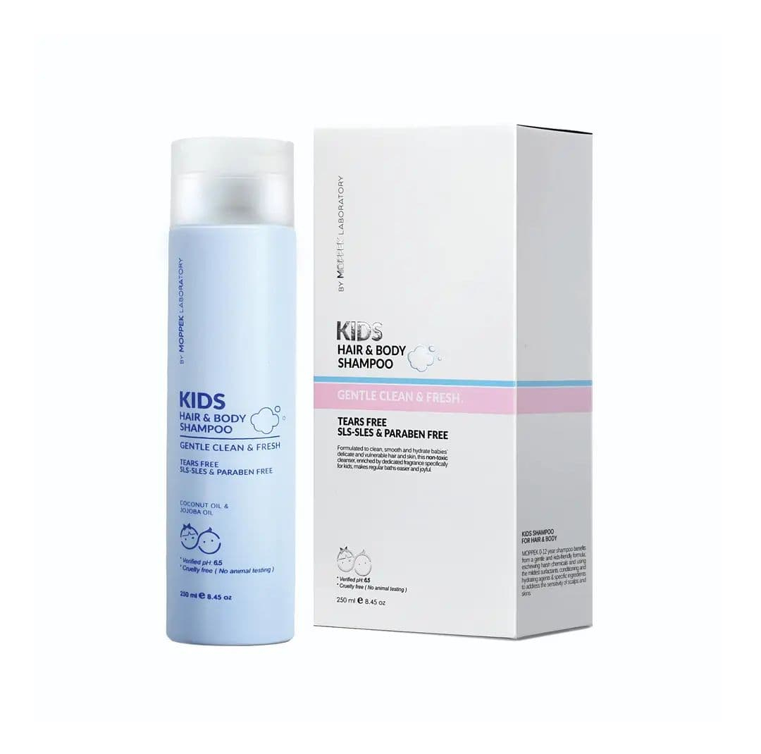 شامپو سر و بدن کودک موپک مدل GENTLE CLEAN & FRESH حجم 250 میلی لیتر