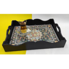سینی رزینی طرح فرش کد 30x40