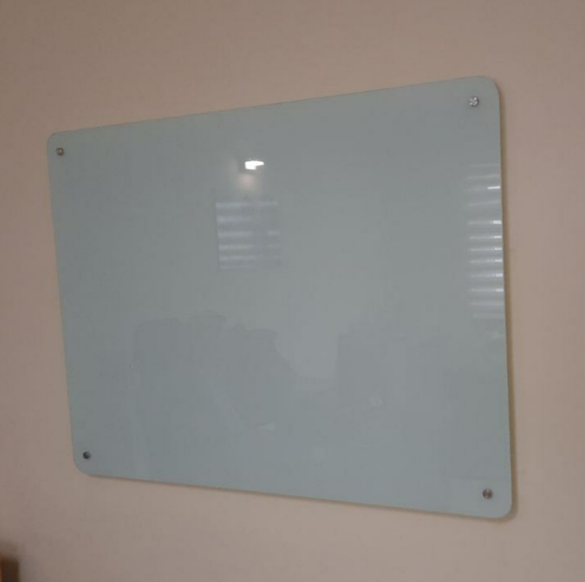 تخته وایت برد شیشه ای الگانت مدل s150 ابعاد 150×90 سانتی متر