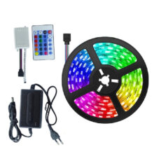 ریسه ال ای دی مدل پکیج گیمینگ 16 رنگ کد RGB 12v طول 5 متر