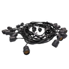سرپیچ لامپ مدل ریسه کد 20X پایه E27 طول 10 متر
