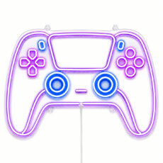 تابلو نئون گیمینگ طرح دسته ps5 کد A2
