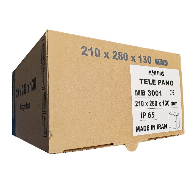 تابلو برق 21*28 ماهان باکس مدل تله پانو کد Rad