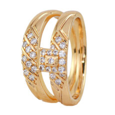 ست حلقه و پشت حلقه زنانه ژوپینگ مدل AAE703