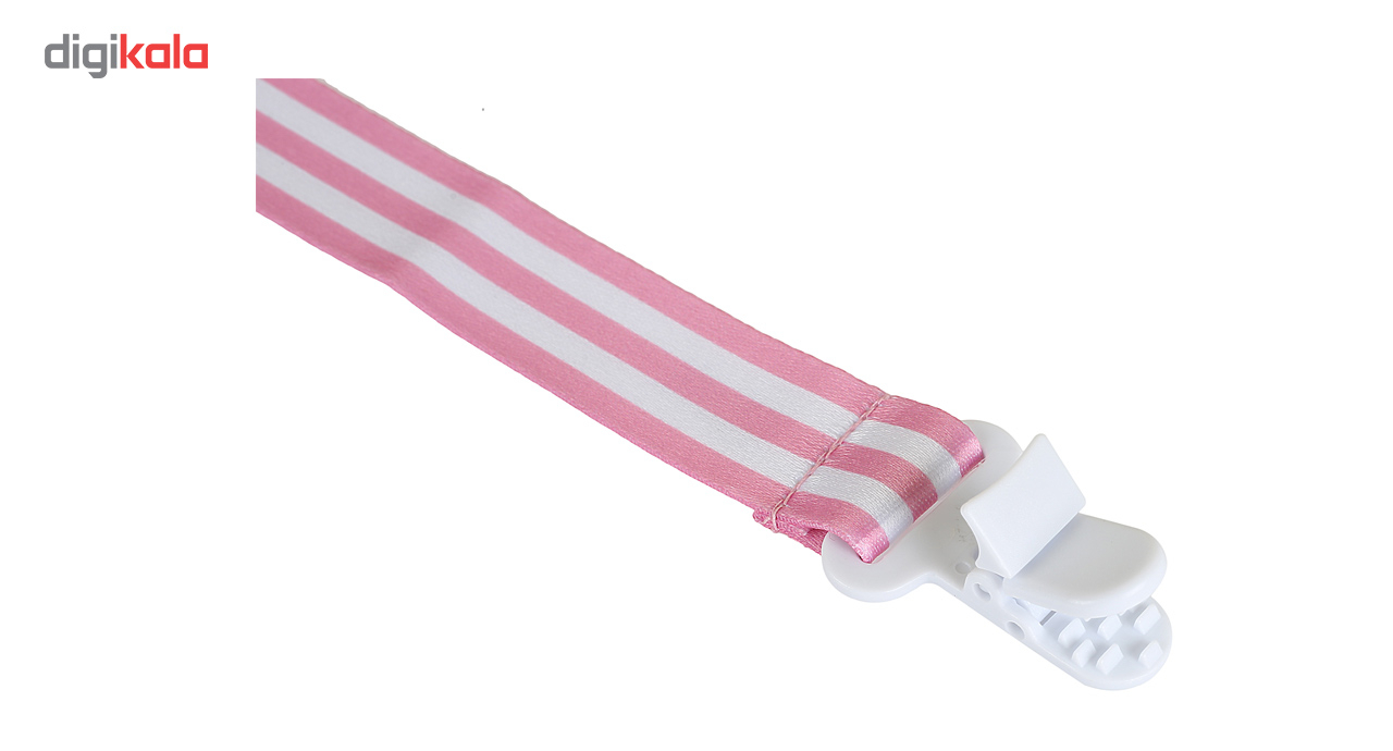 بند پستانک نیننو مدل Pink Stripes