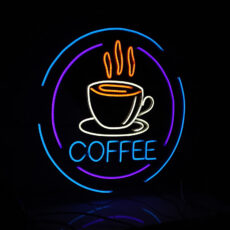 چراغ نئونی طرح coffee کد CO2025
