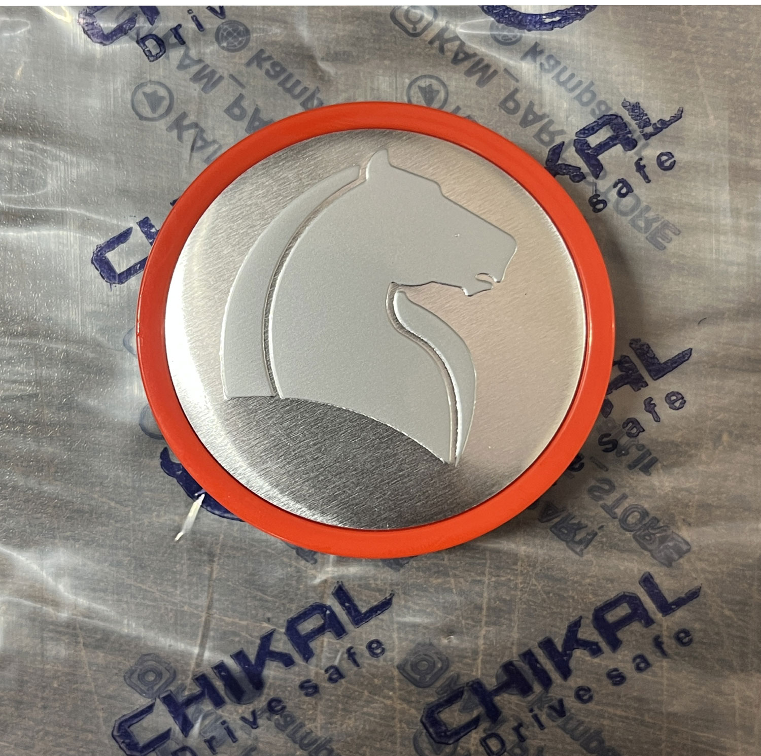 درپوش رینگ خودرو چیکال مدل P-1077-RD مناسب برای دنا بسته 4 عددی
