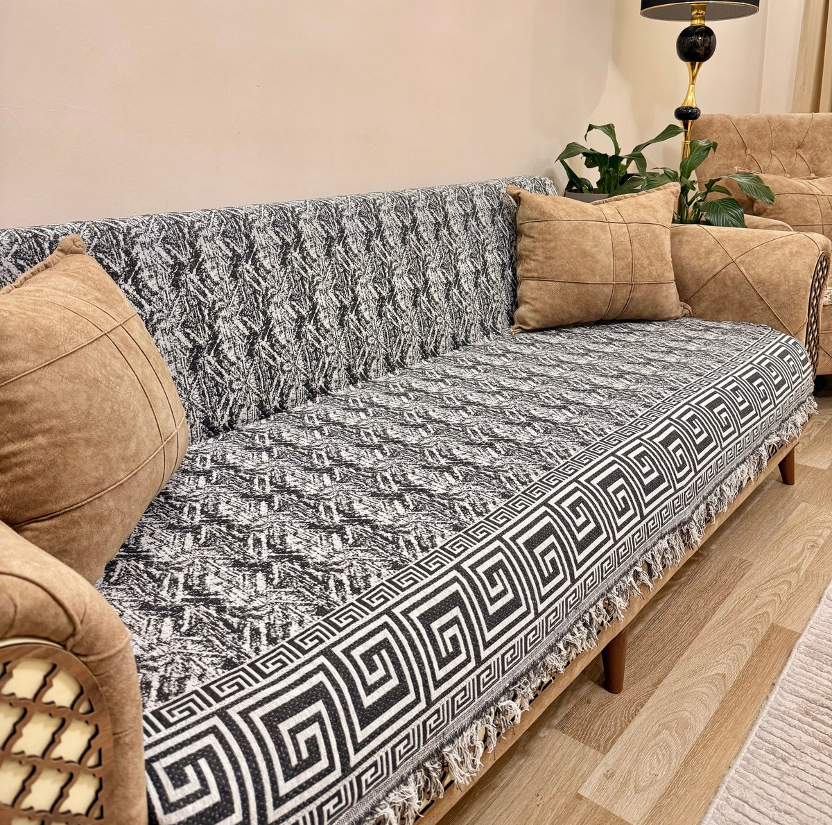 شال مبل مدل ترک سایز 220*170 سانتی متر