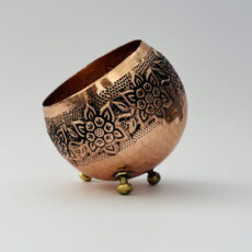 کاسه مسی مدل گوی سه پایه کد ZH245.6