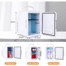 یخچال هیبریدی خودرو مدل Cooler and Heater ظرفیت 4 لیتر
