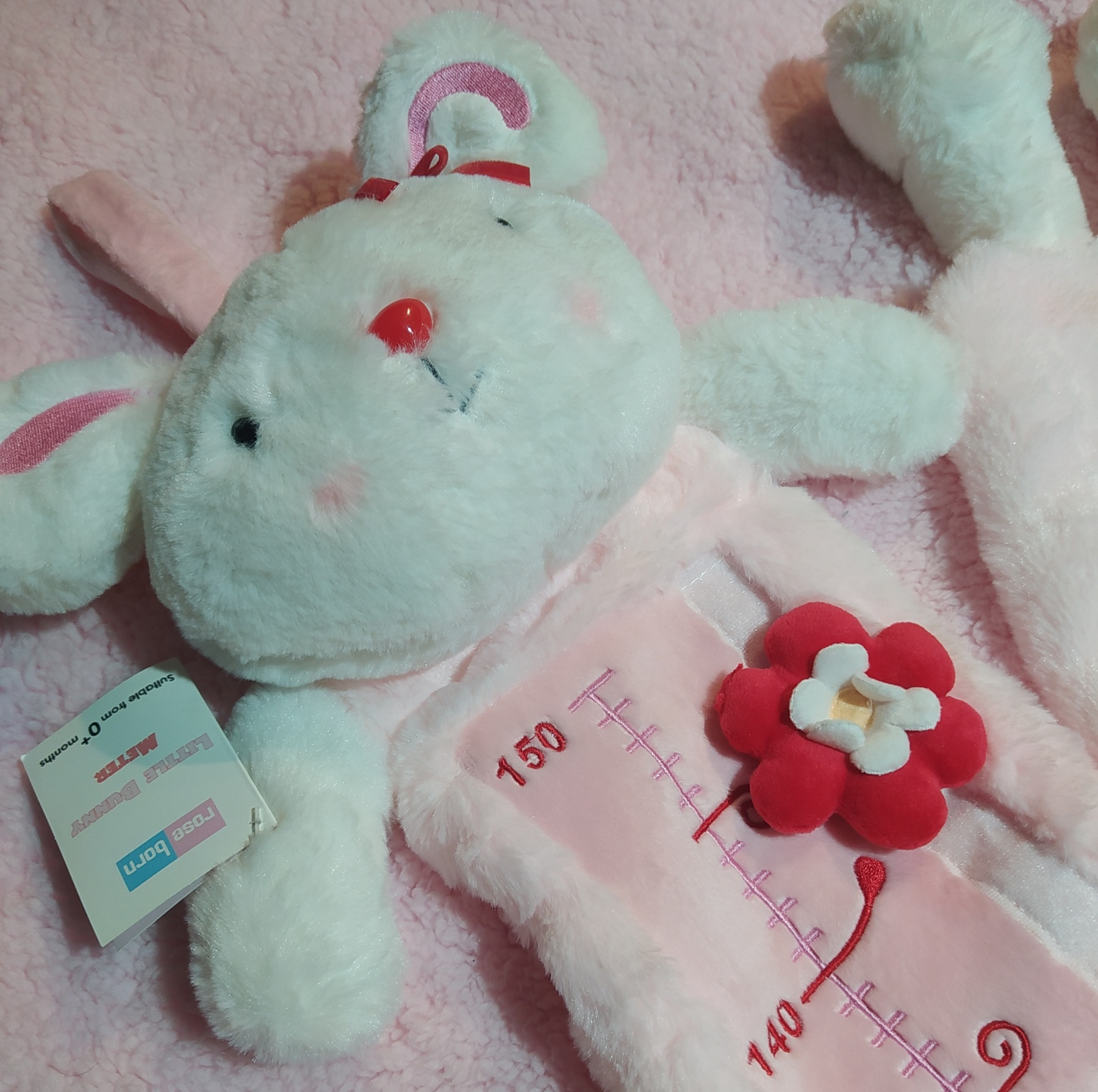 متر اندازه گیری کودک رز برن مدل Little Bunny