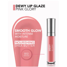 لیپ گلاس براق فلورمار مدل Dewy Glaze شماره 13 رنگ صورتی گلبهی