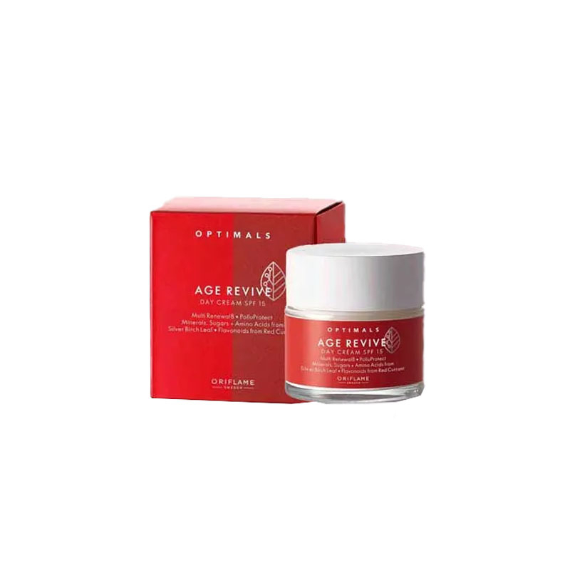 کرم روز بانوان اوریفلیم مدل OPTIMALS Age Revive مناسب برای پوست چروک حجم 50 میلی لیتر