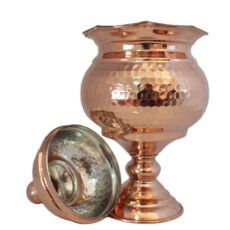 آجیل خوری مسی مدل لاله کد ZH282.2